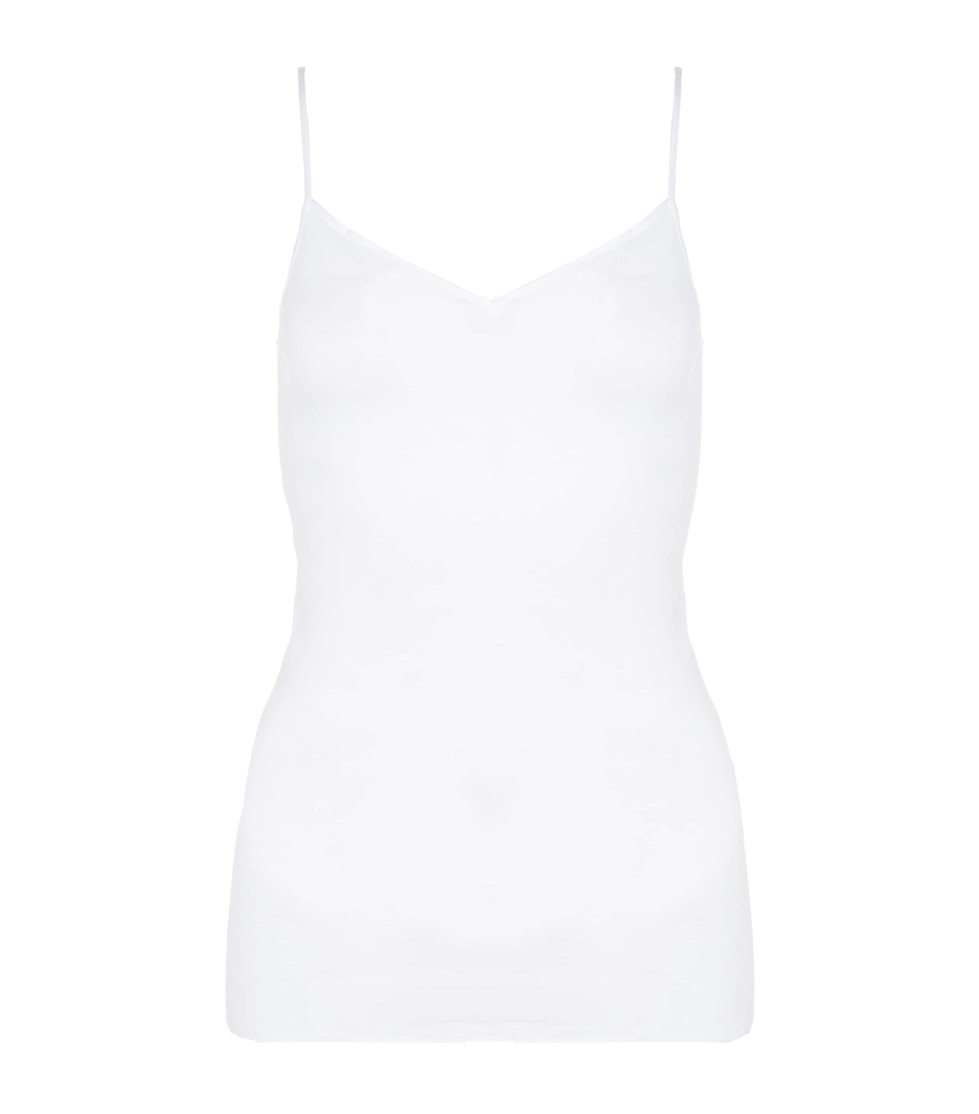 White Cotton Seamless Camisole