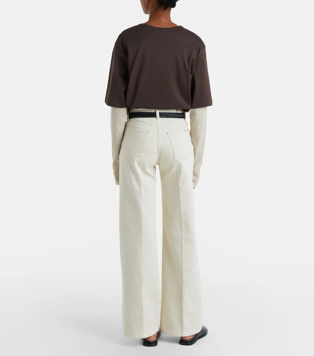 7 For All Mankind - Lotta Tailorless wide-leg jeans