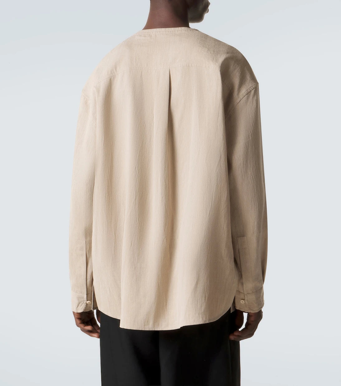 Jacquemus - Pastro herringbone linen-blend shirt