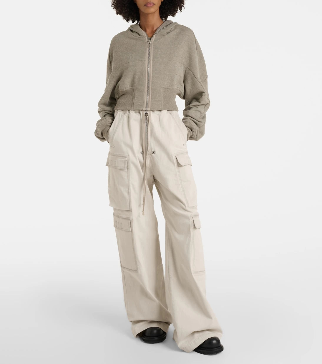 Rick Owens - Jumbo cotton-blend cargo pants