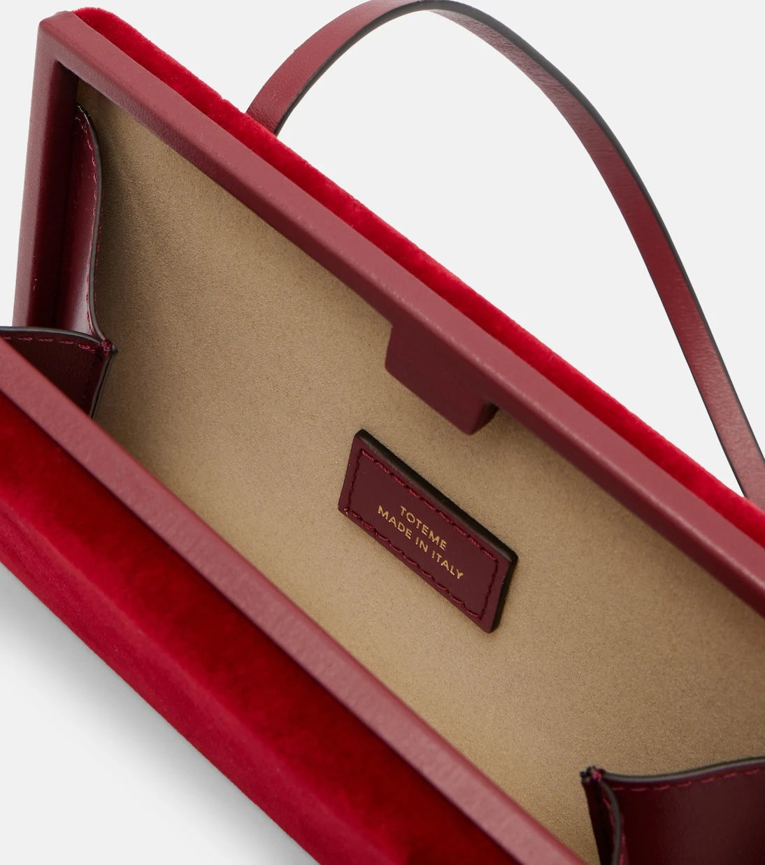 Toteme - Cocktail velvet shoulder bag