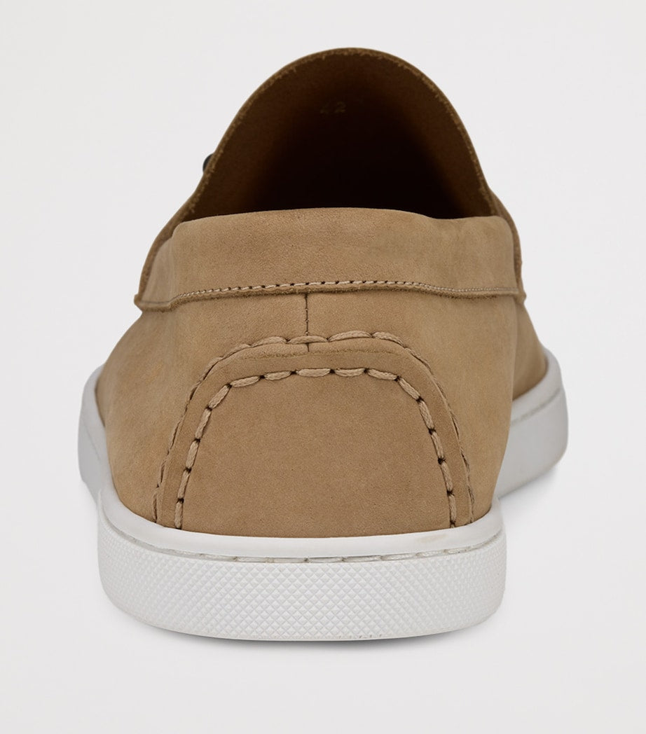 Christian Louboutin Chambeliboat Suede Boat Shoes