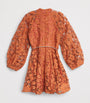 Orange Embroidered Esme Mini Dress (3-16 Years)
