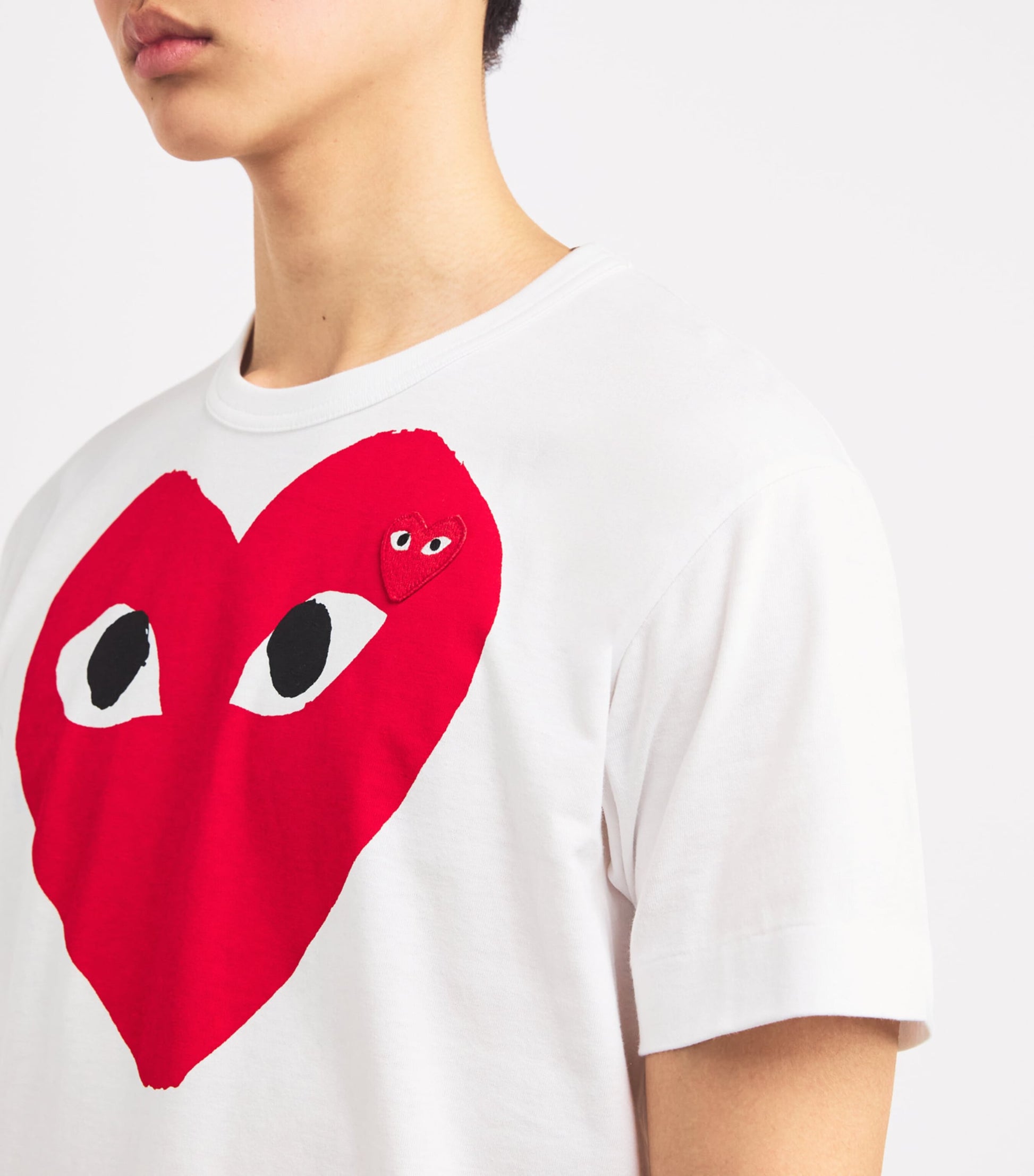 Comme Des Garçons Play Heart Logo T-Shirt