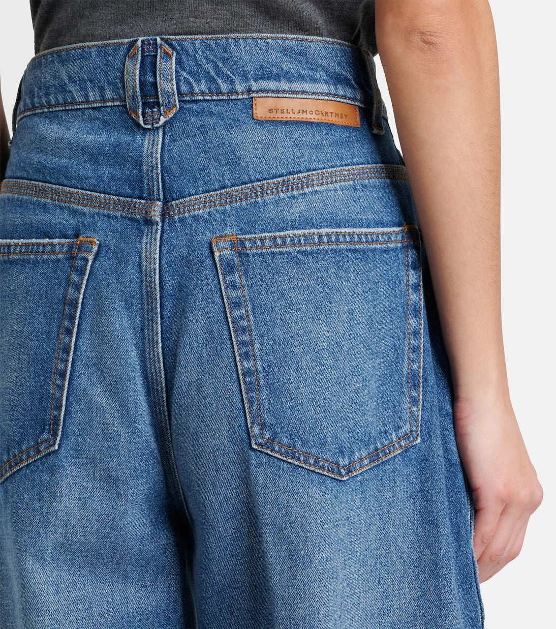 Stella McCartney - Mid-rise wide-leg jeans