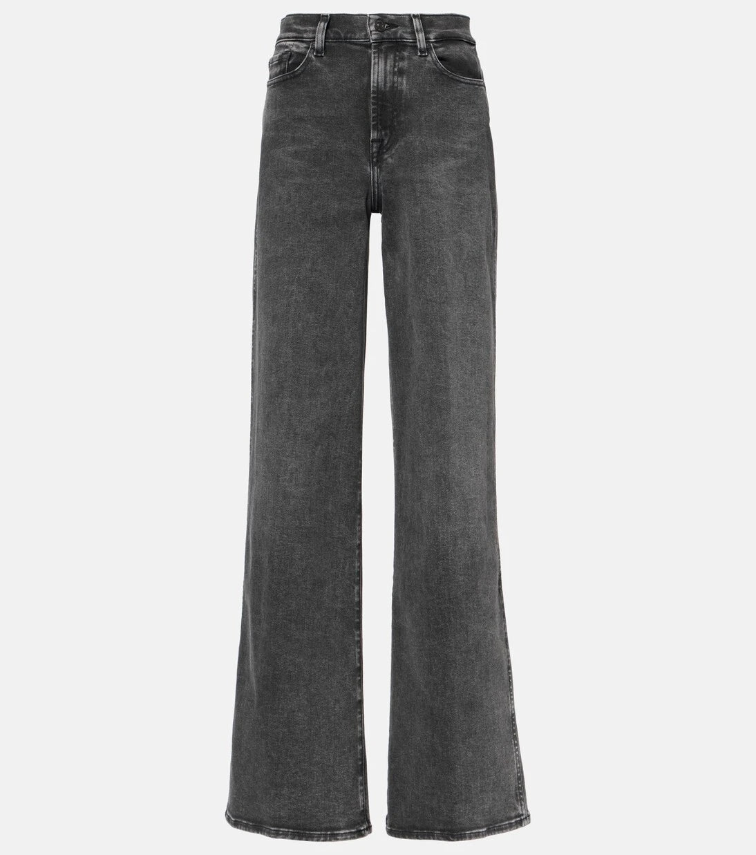 7 For All Mankind - High-rise wide-leg jeans