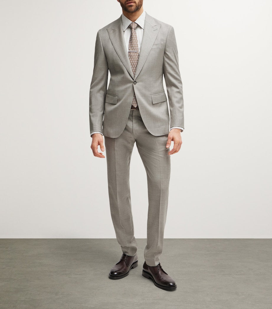 BOSS Virgin Wool Slim 2-Piece Suit