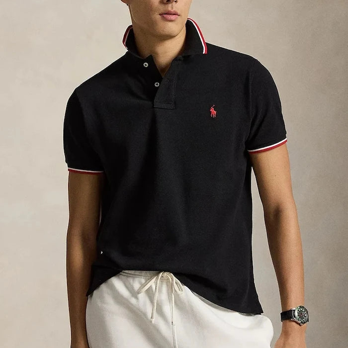 Тениска с яка Polo Ralph Lauren