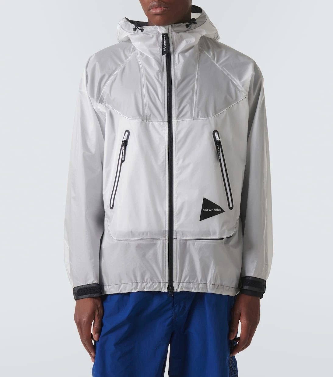 And Wander - Paneled PU raincoat