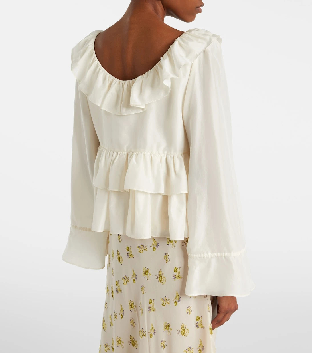Dorothee Schumacher - Ruffled silk shirt