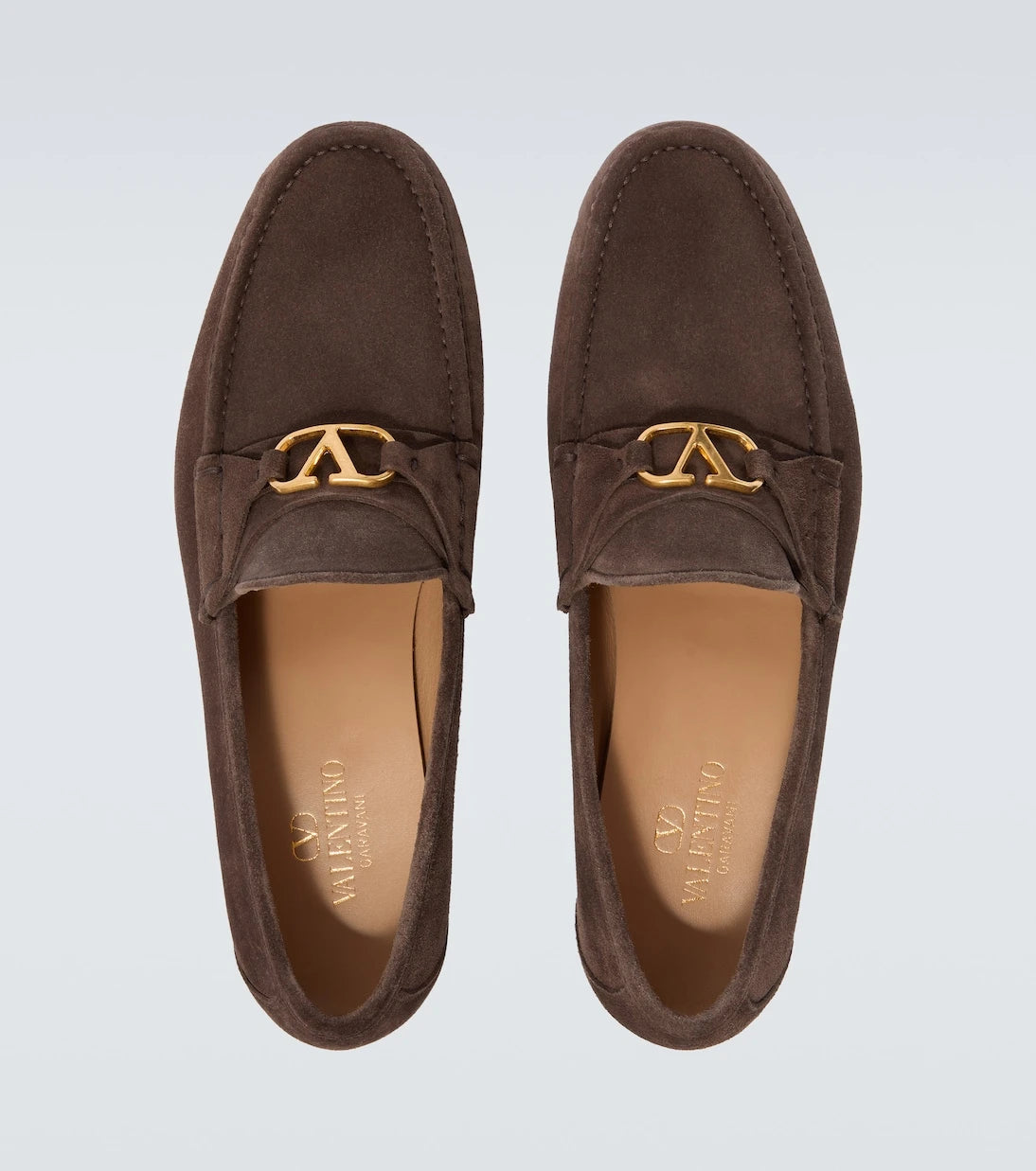 Valentino Garavani - VLogo suede loafers