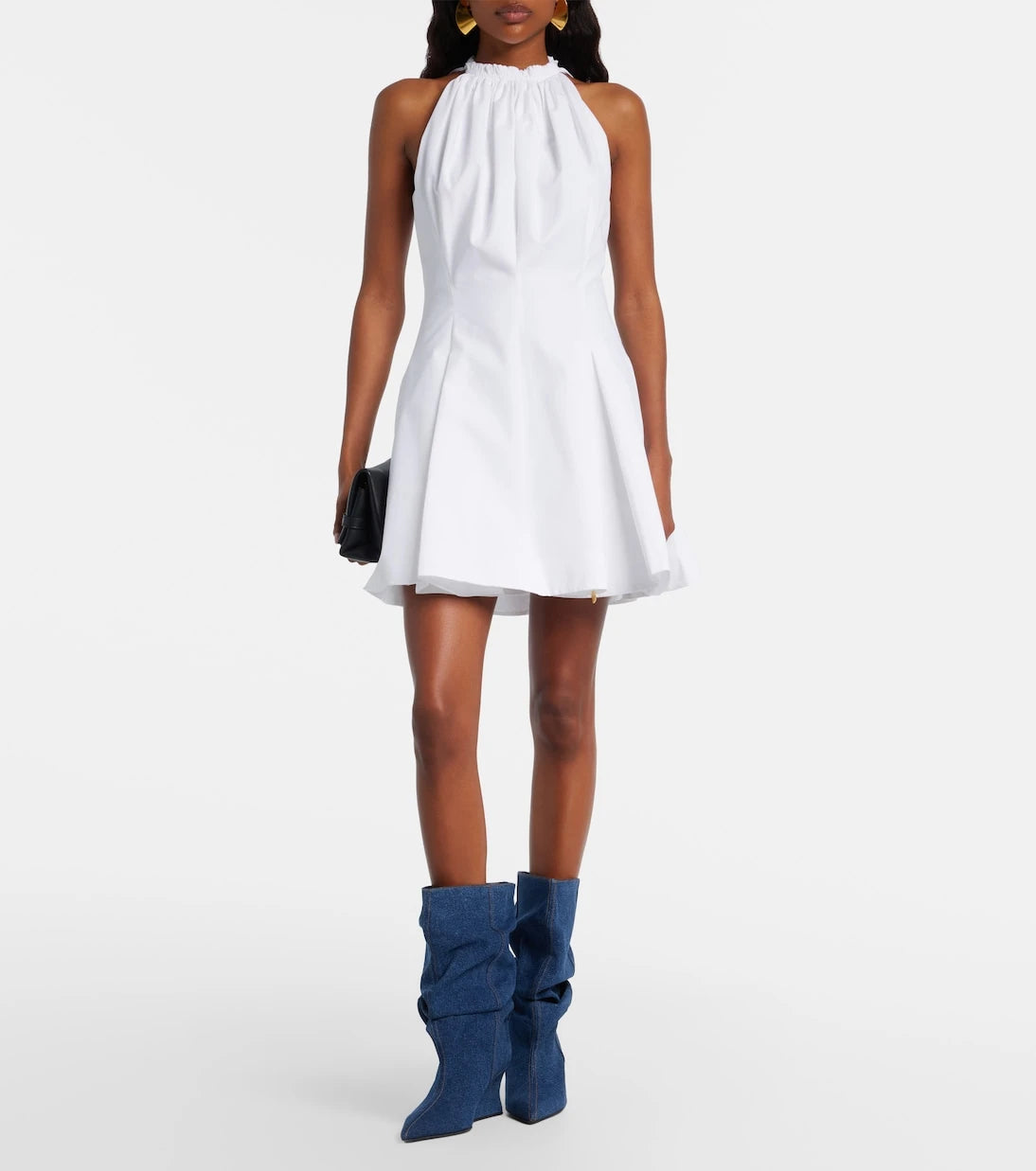 Balmain - Denim ankle boots