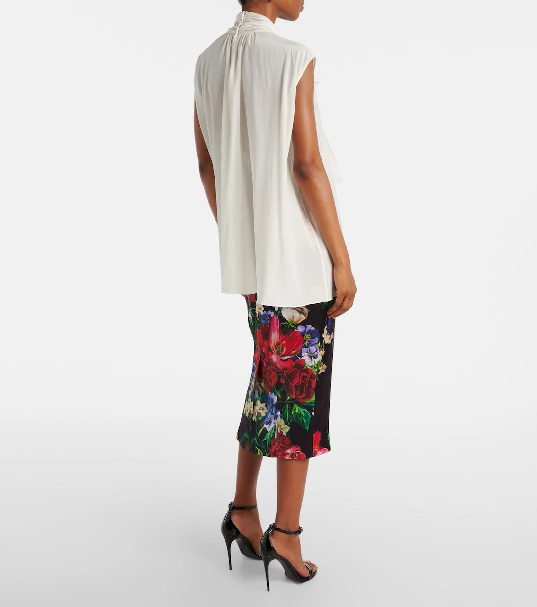 Dolce&Gabbana - Silk-blend top