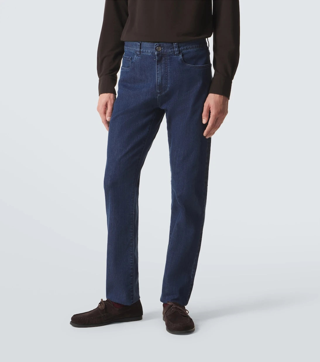 Canali - بنطلون جينز بقصة ضيقة
