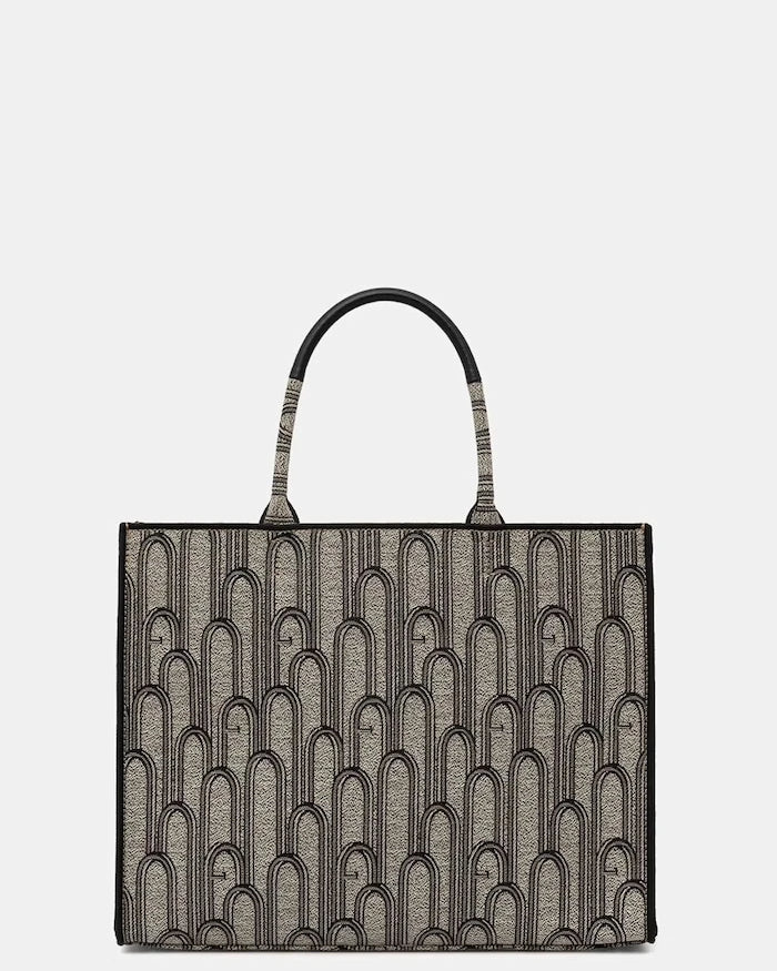 Furla чанта tote дамска от памук Opportunity L Tote