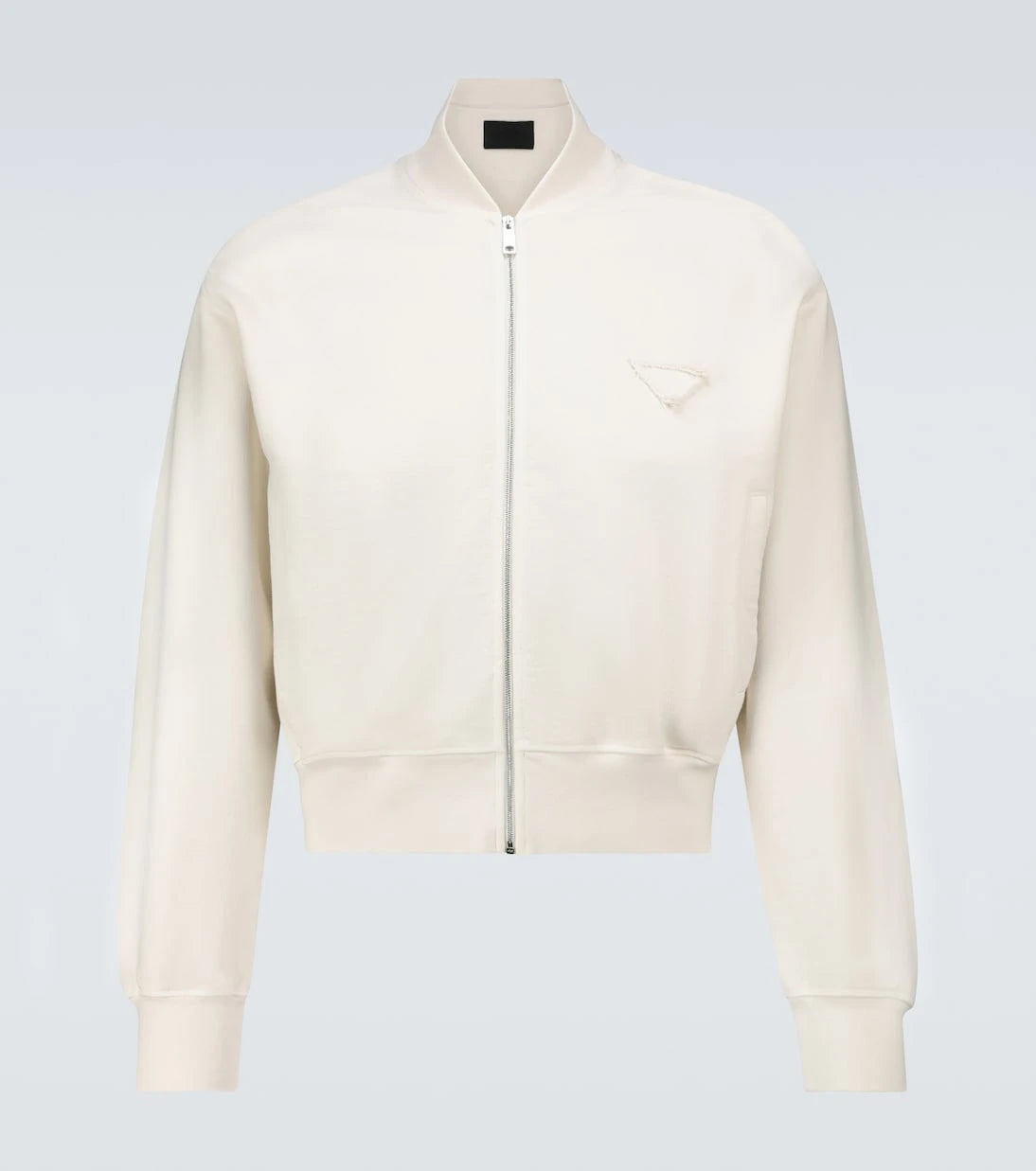 Prada - Garment-dyed cotton bomber jacket