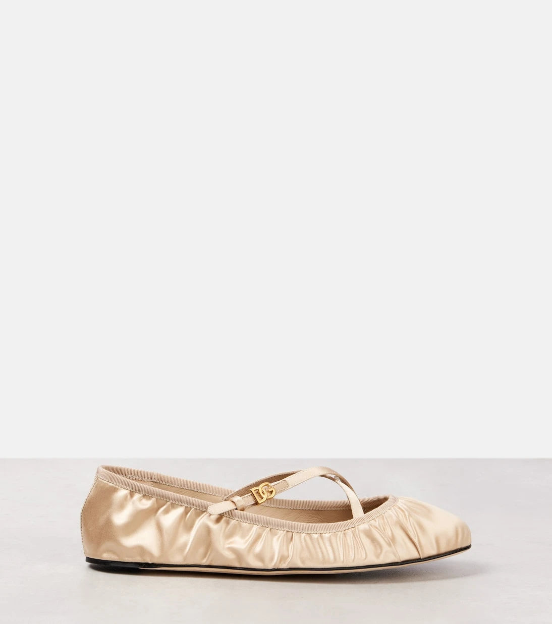 Dolce&Gabbana - Vally satin ballet flats