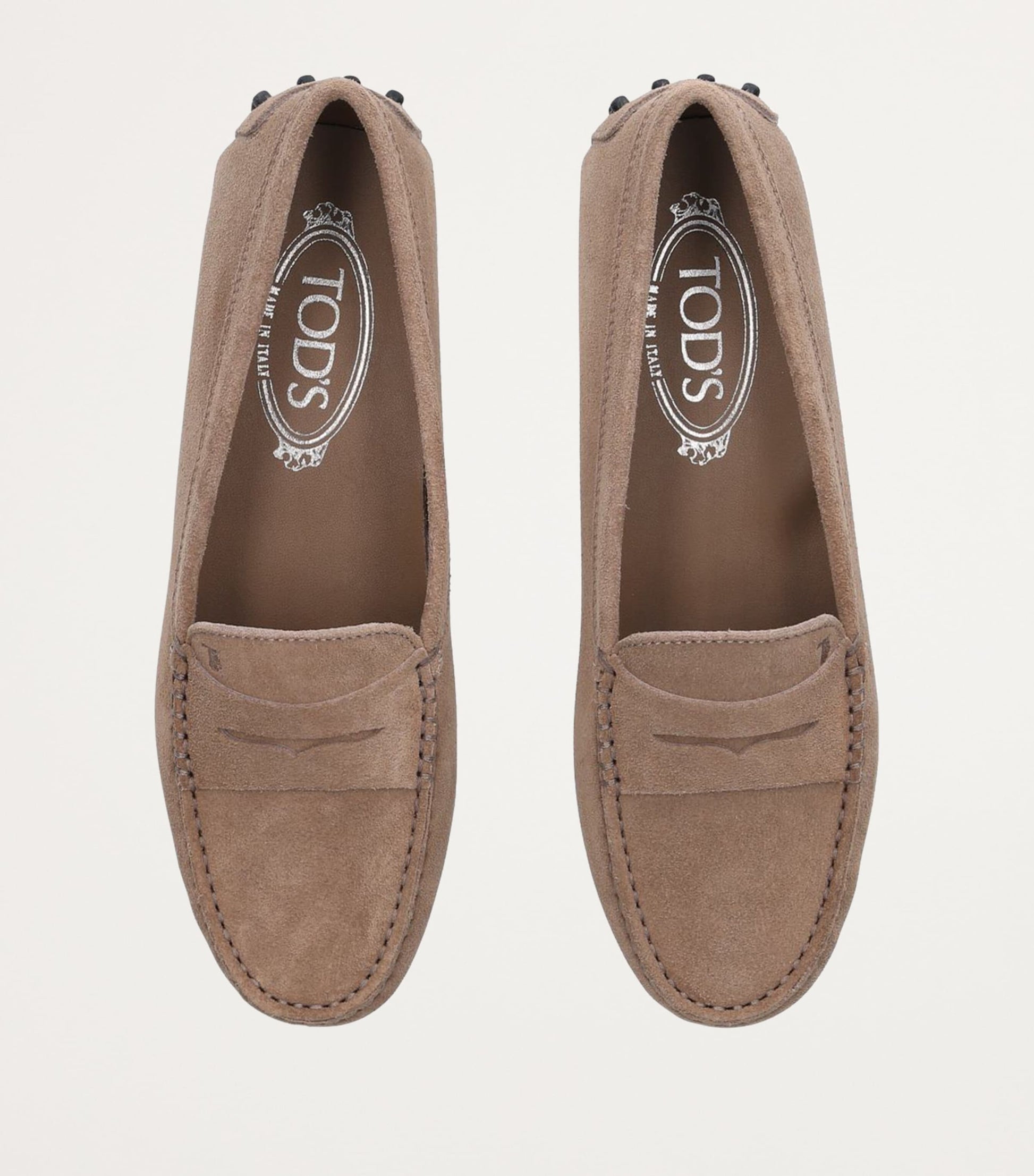 Tod's Brown Leather Mocassino Loafers