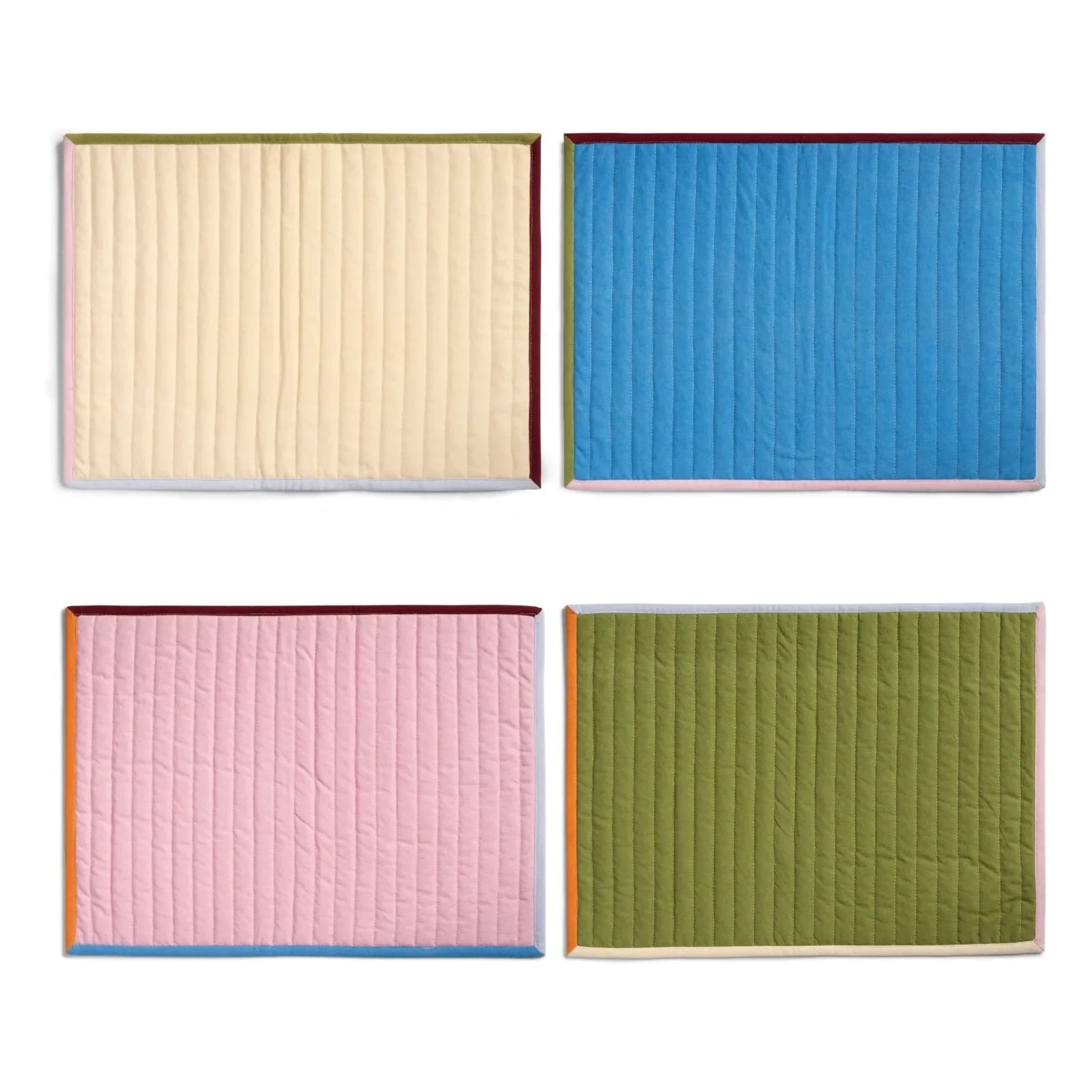 &Klevering - Stitch quilted placemats - Set of 4