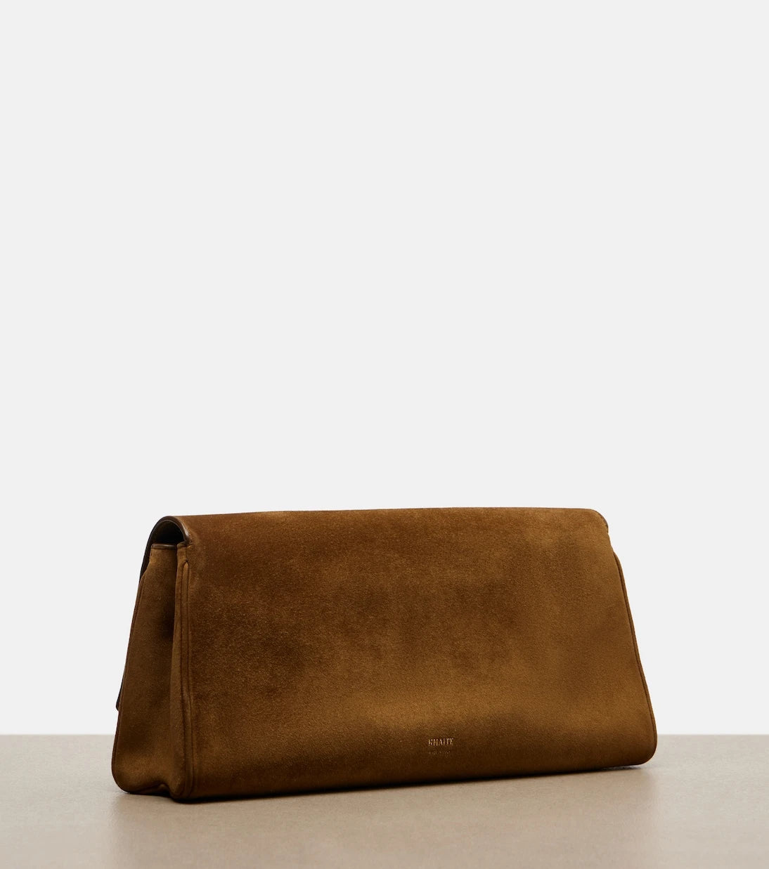 Khaite - Audrey suede clutch