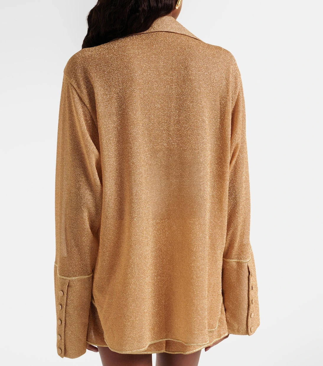 Oséree - Lumière lamé shirt