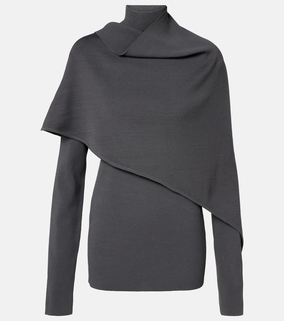 Entire Studios - Wrap caped turtleneck sweater