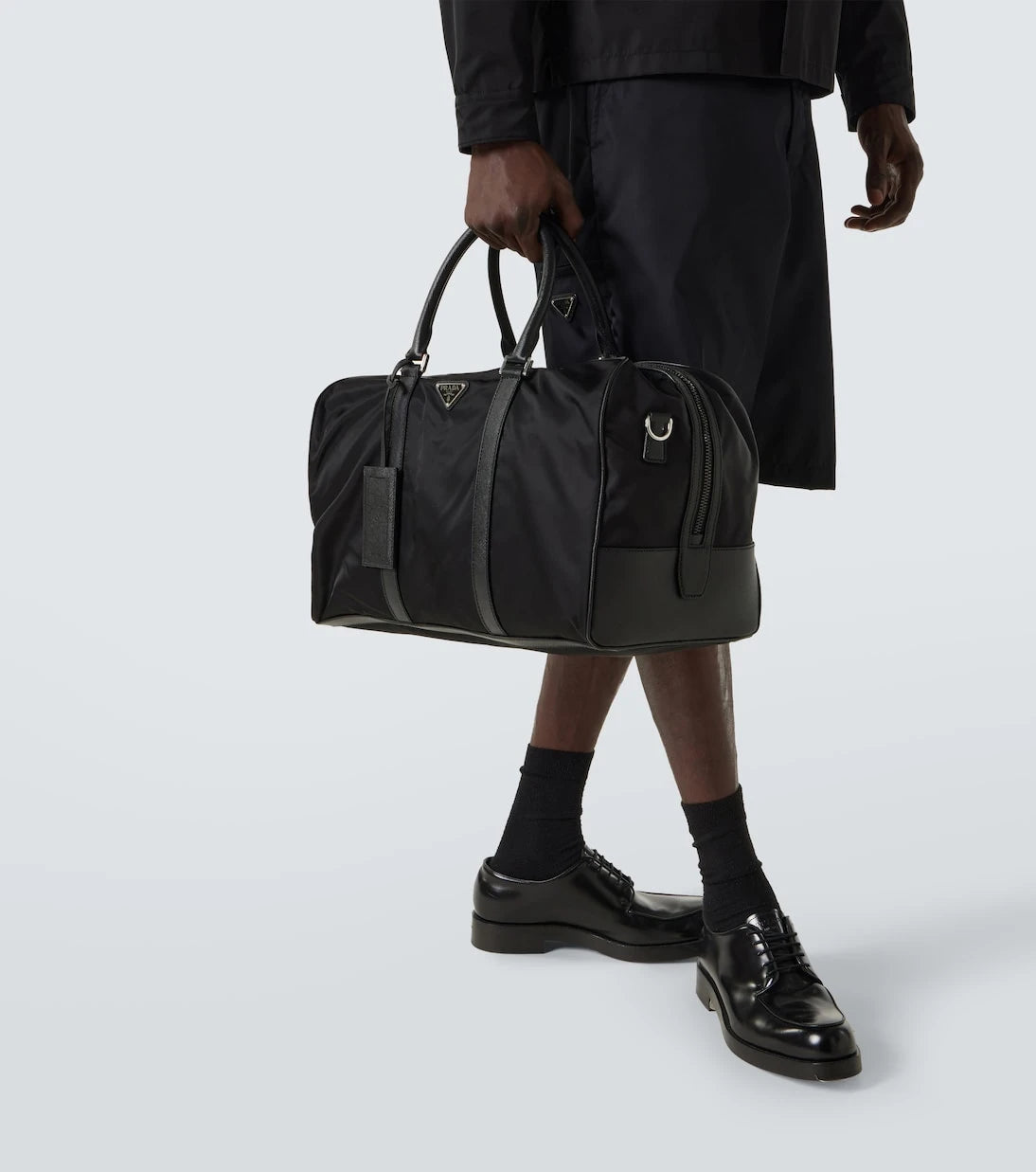 Prada - Re-Nylon and Saffiano leather duffel bag