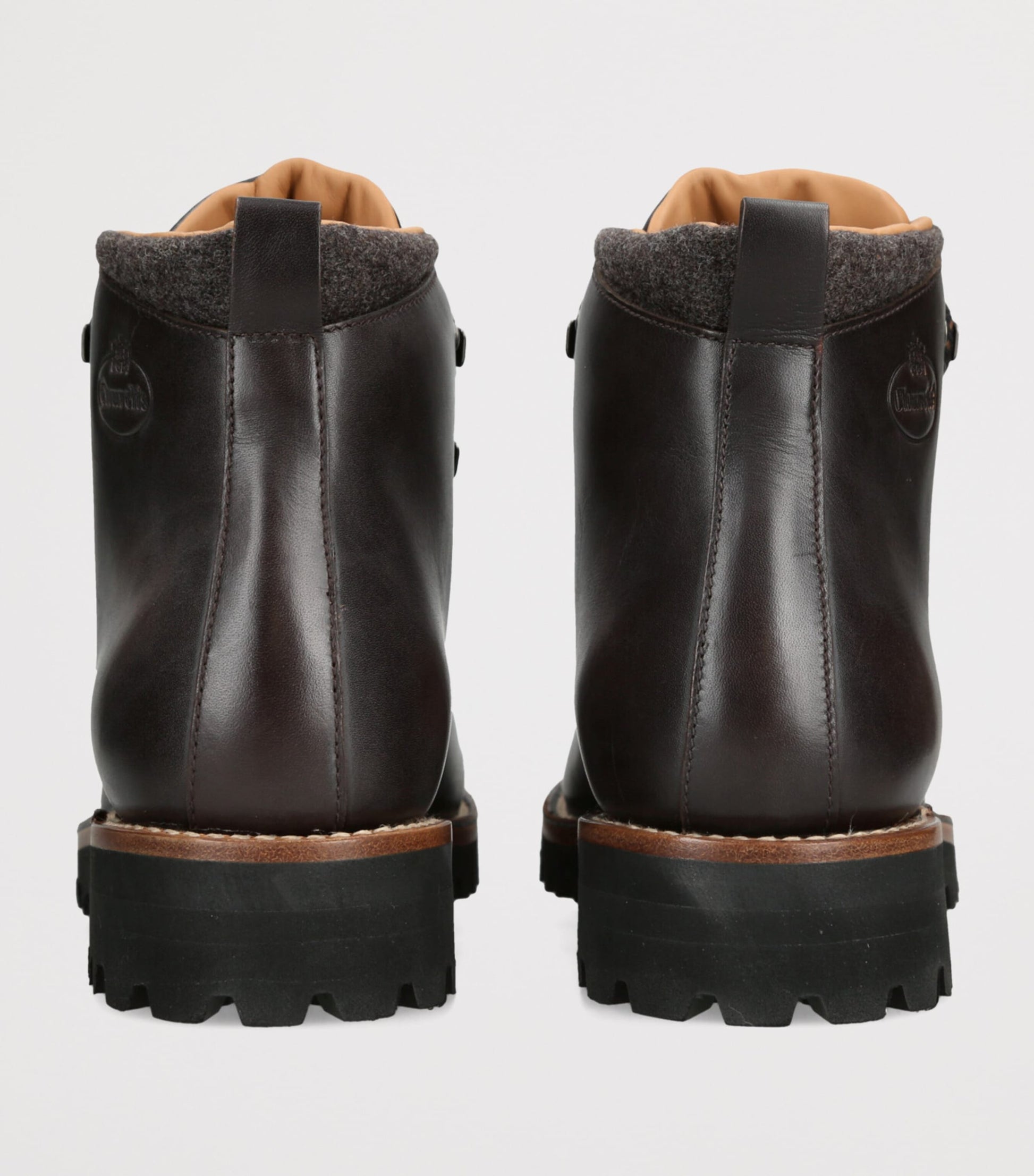 Leather Poulton Hiker Boots
