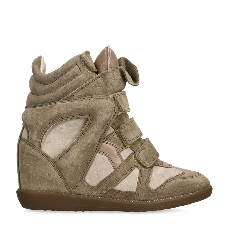 Brown Suede Bekett Wedge Sneakers 50