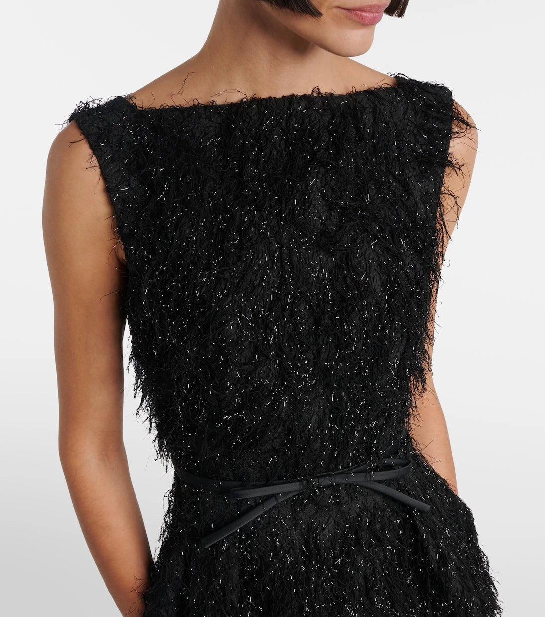 Erdem - Lurex® fil coupé midi dress