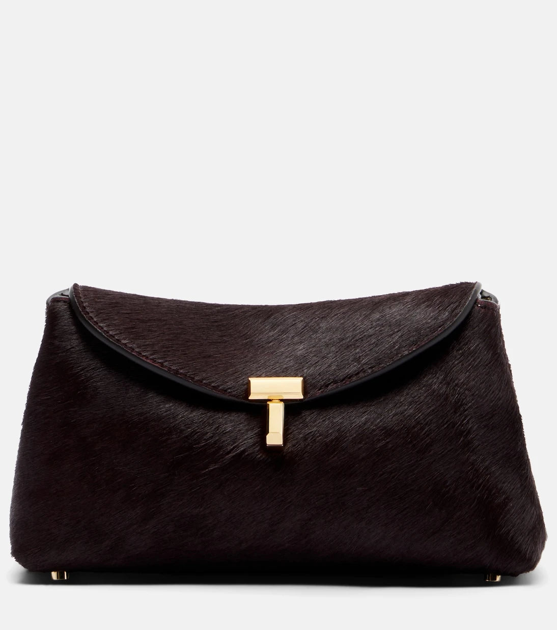 Toteme - T-Lock Mini calf hair clutch