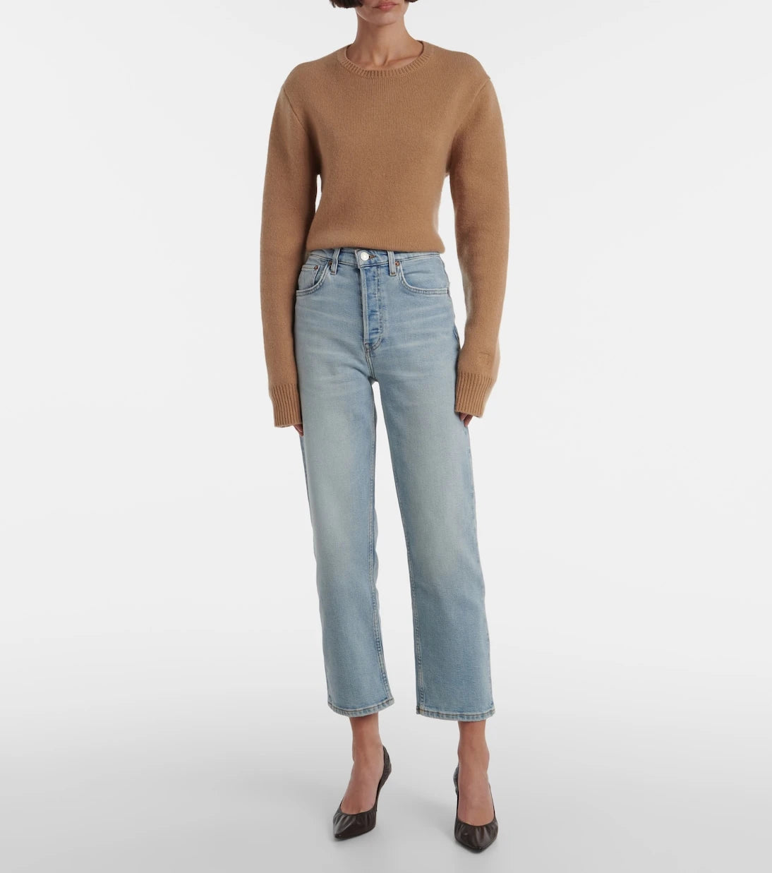 Re/Done - 70s Stove Pipe high-rise straight jeans
