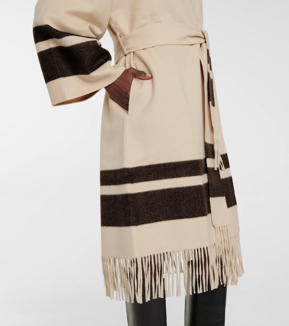 Zimmermann - Striped wool coat
