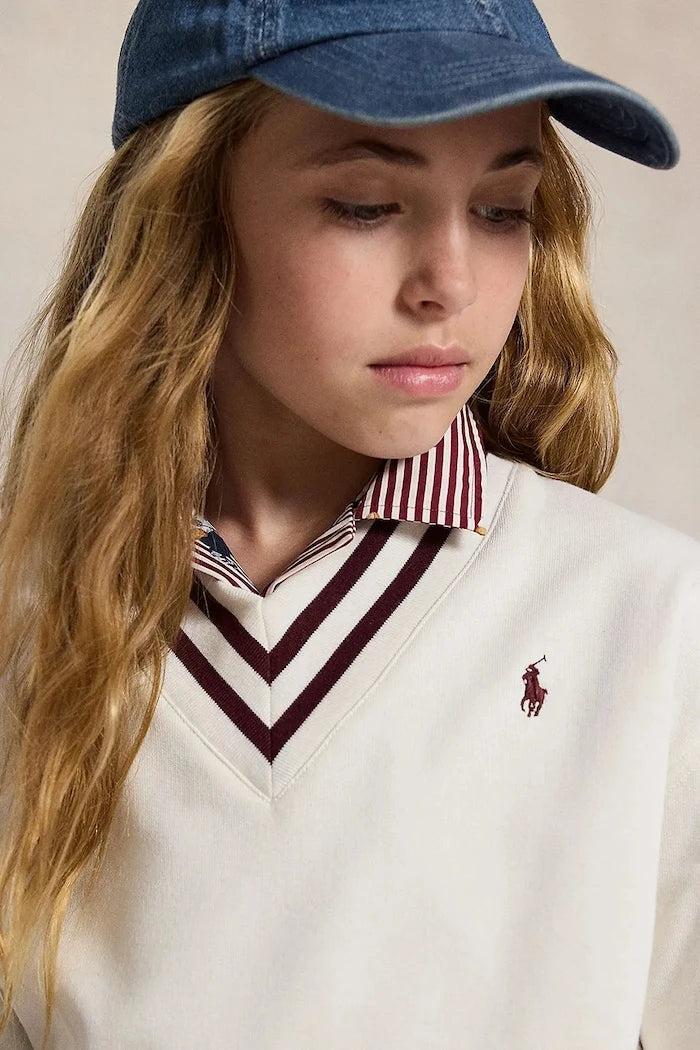 Çocuklar için pamuklu Polo Ralph Lauren sweatshirt