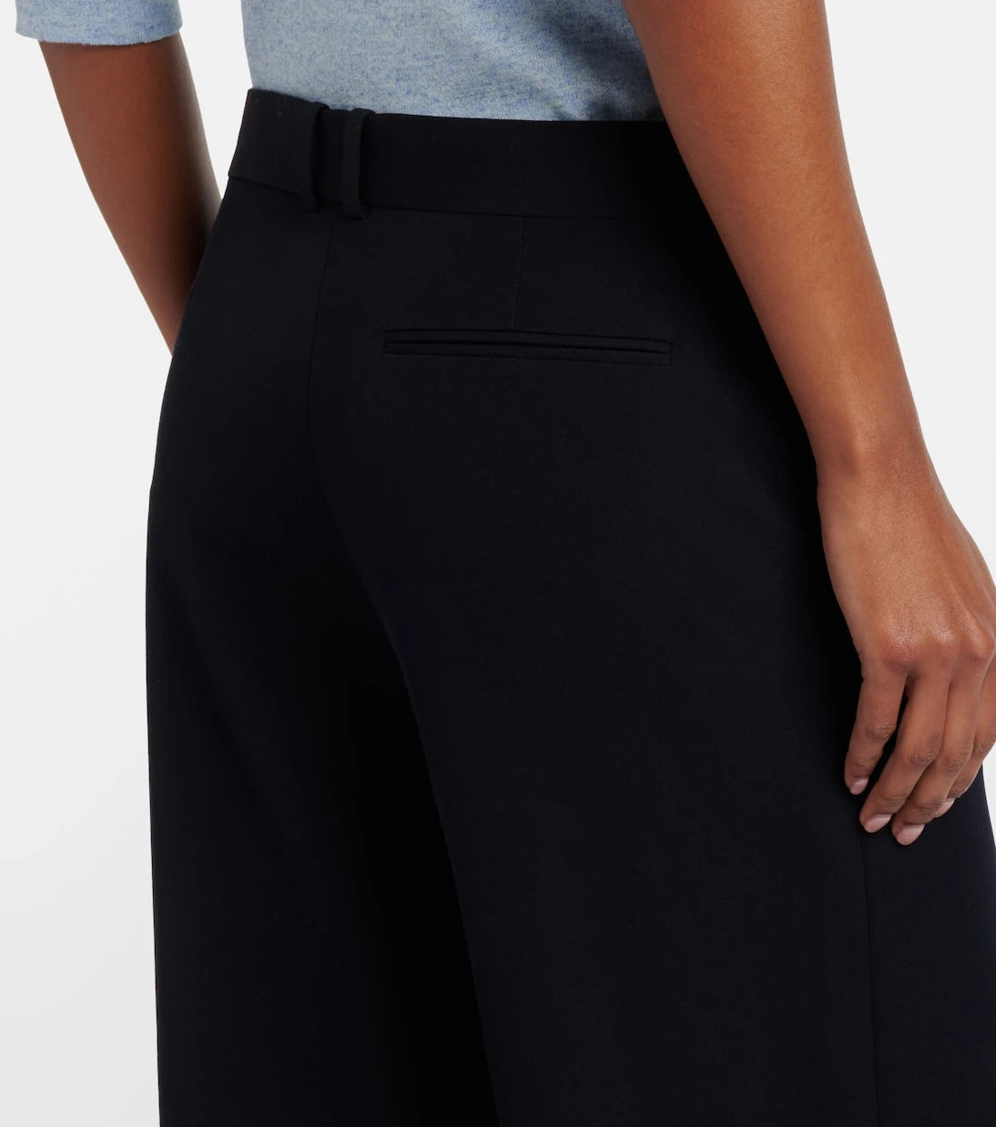 The Row - Dender wool gabardine wide-leg pants