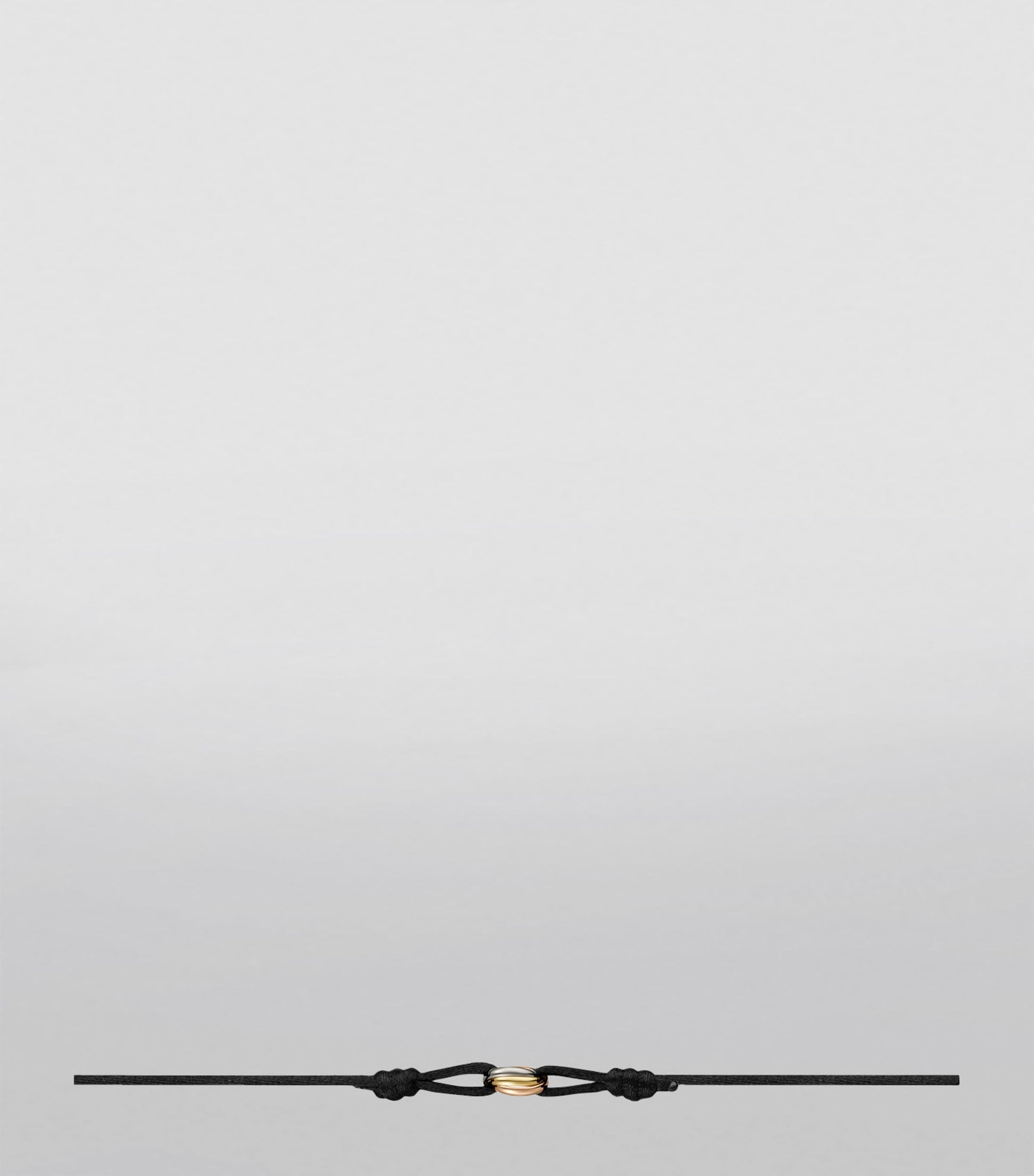 White, Yellow and Rose Gold Trinity Bracelet