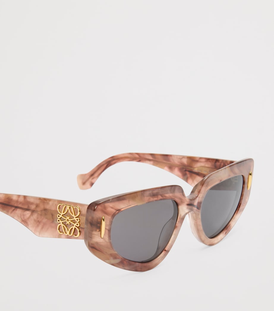 Pink Small Butterfly Screen Sunglasses