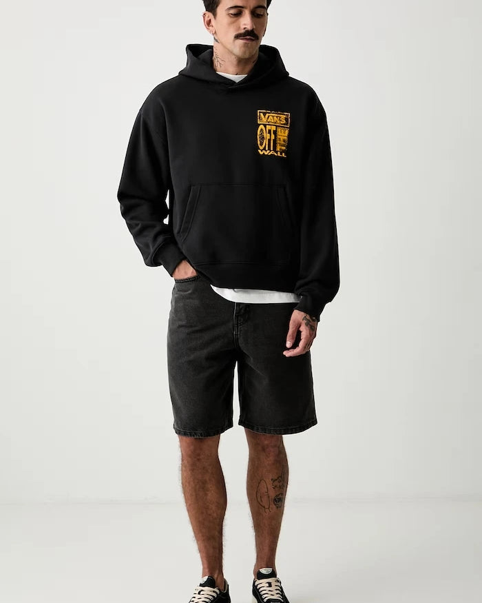 Pamuklu kapüşonlu erkek Vans sweatshirt