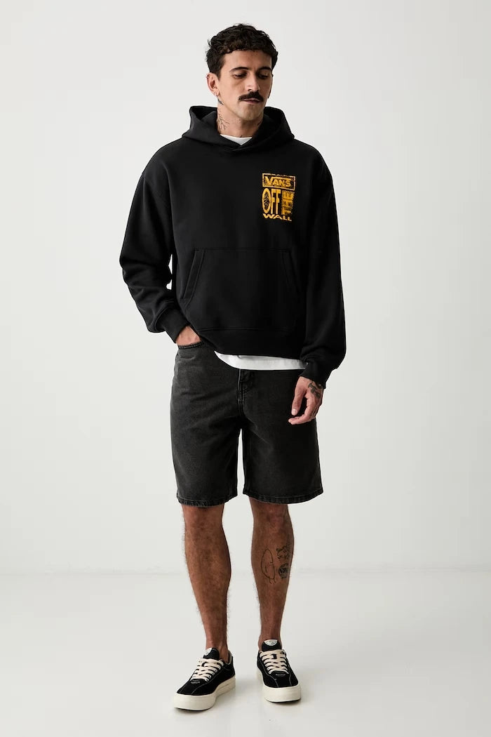 Pamuklu kapüşonlu erkek Vans sweatshirt