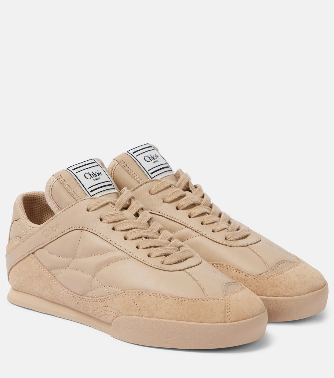 Chloé - Chloé Kick leather low-top sneakers