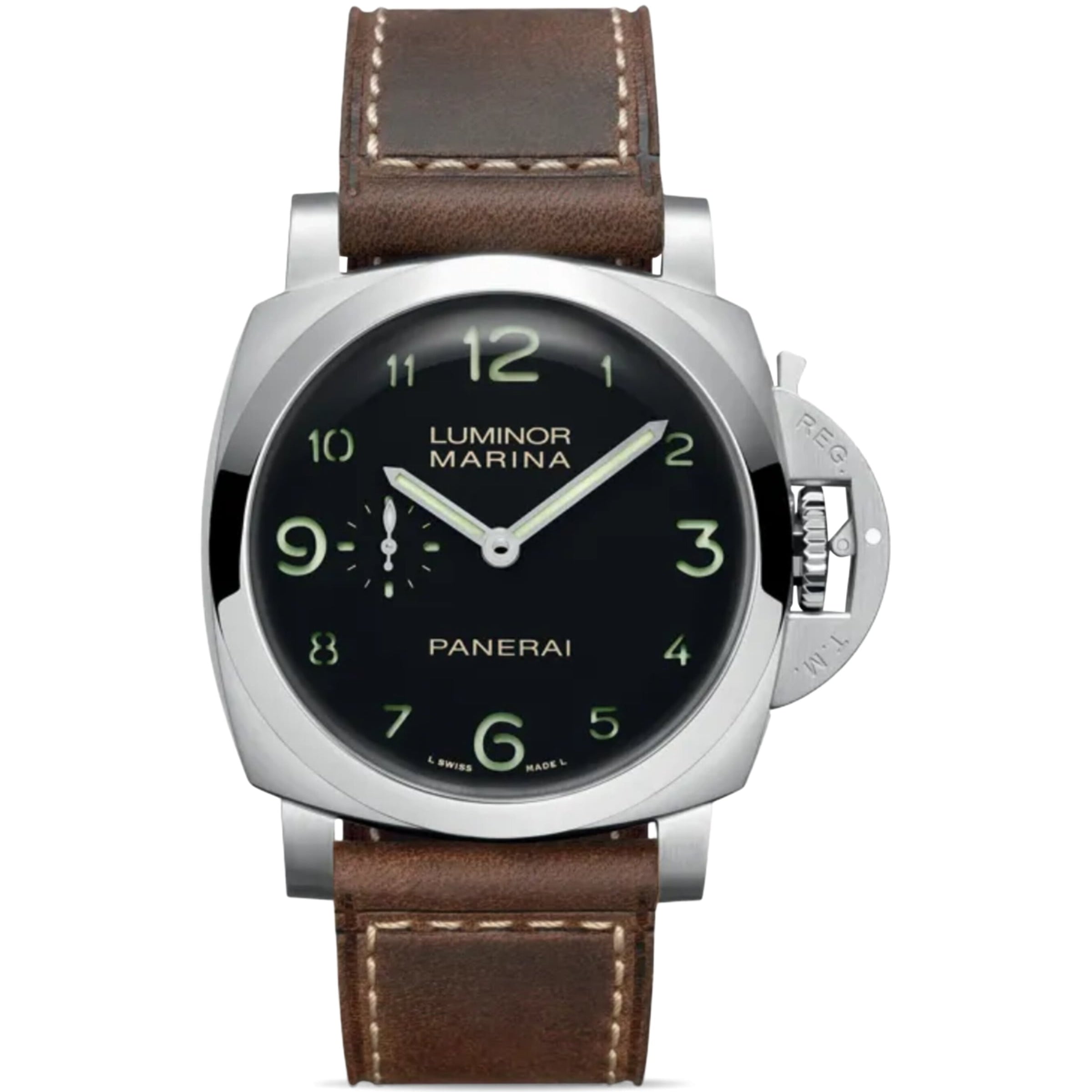 Panerai Stainless Steel Luminor Watch 44mm