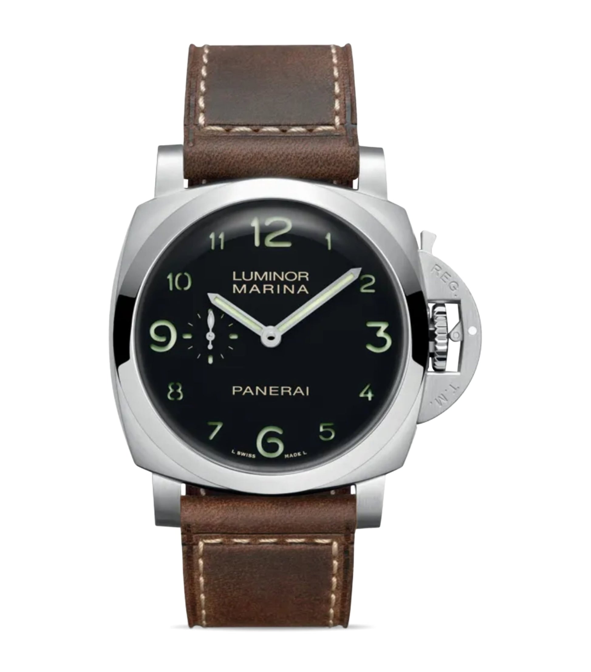 Panerai Stainless Steel Luminor Watch 44mm