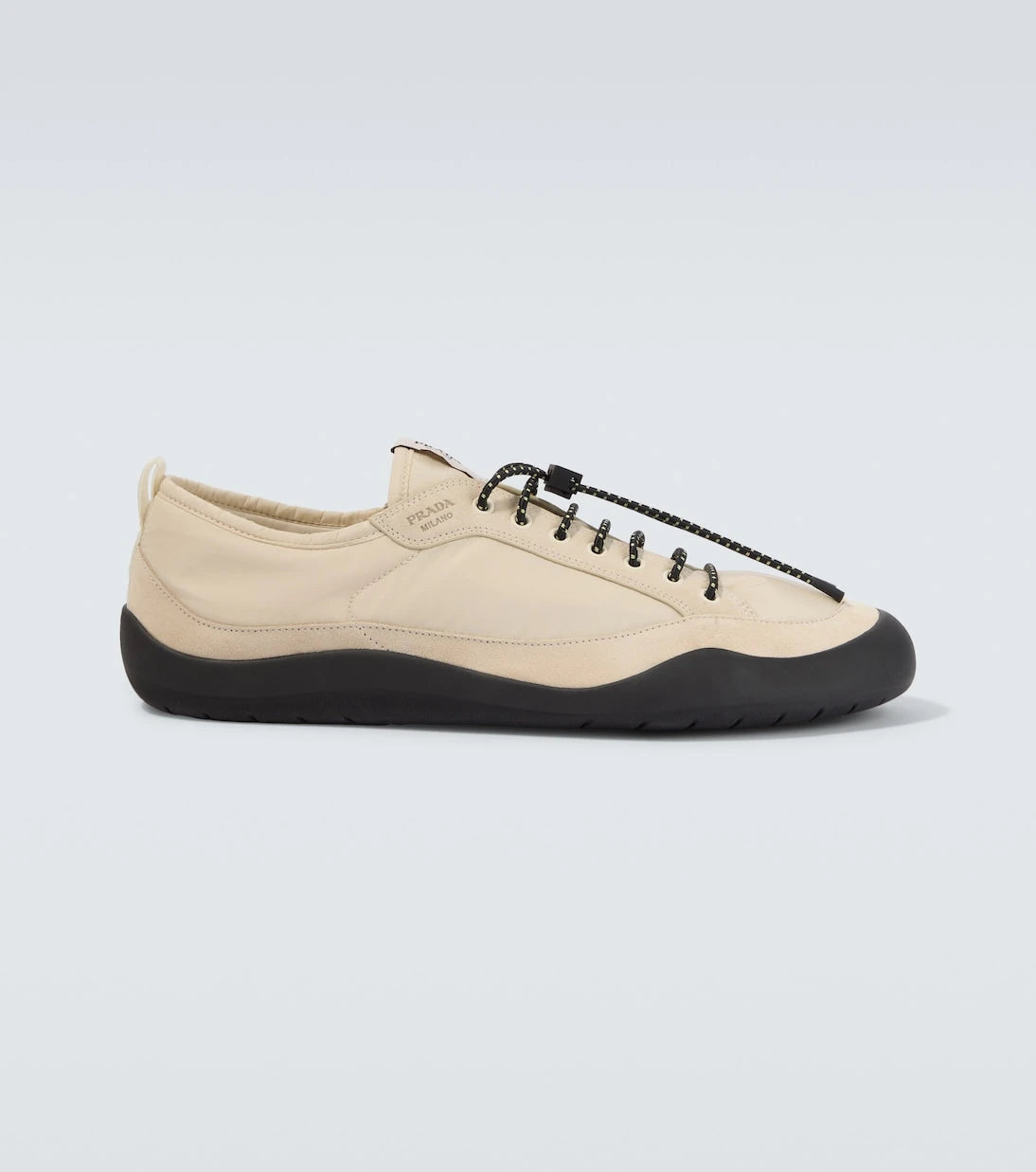 Prada - حذاء سنيكرز سبيدروك من ري-نايلون والشمواه