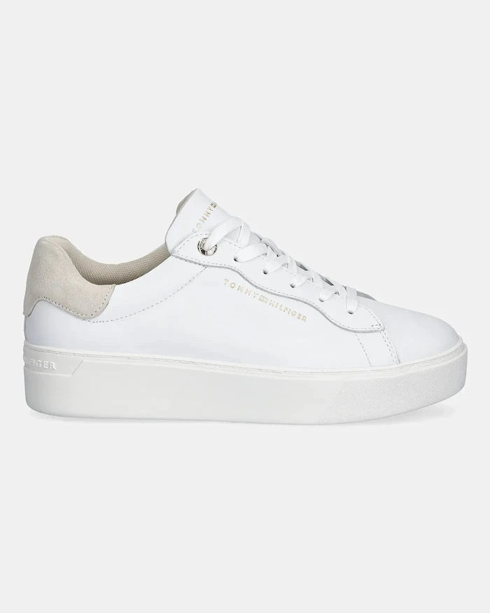 Tommy Hilfiger CHIC PLATFORM CUPSOLE SNEAKER Deri Spor Ayakkabı