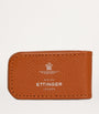 Ettinger Brown Leather Capra Money Clip