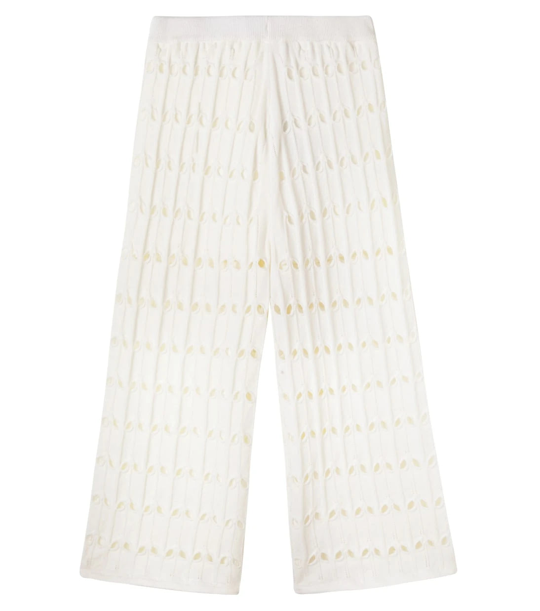 Zimmermann Kids - Knitted wool and cotton pants