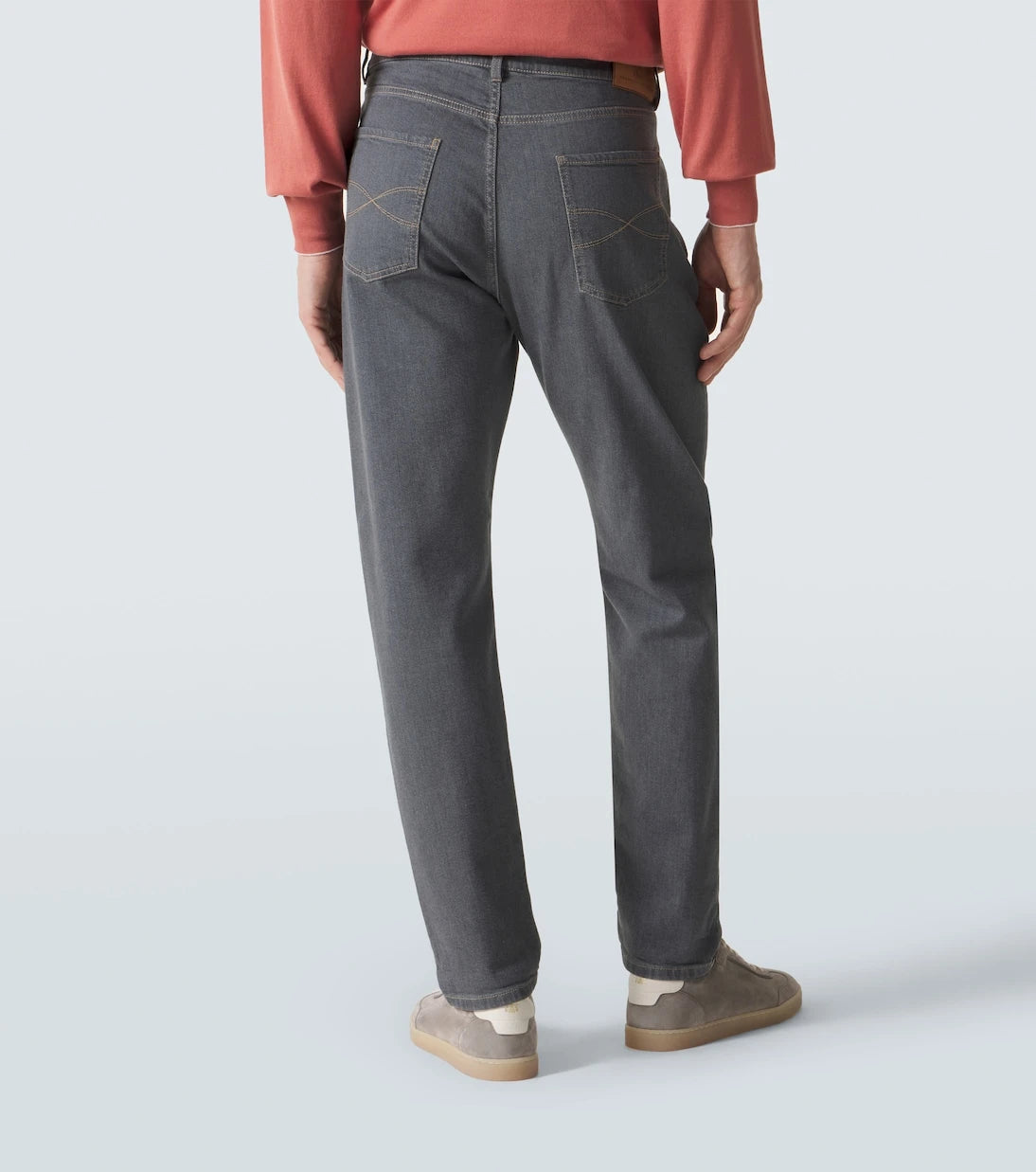Brunello Cucinelli - Logo straight jeans