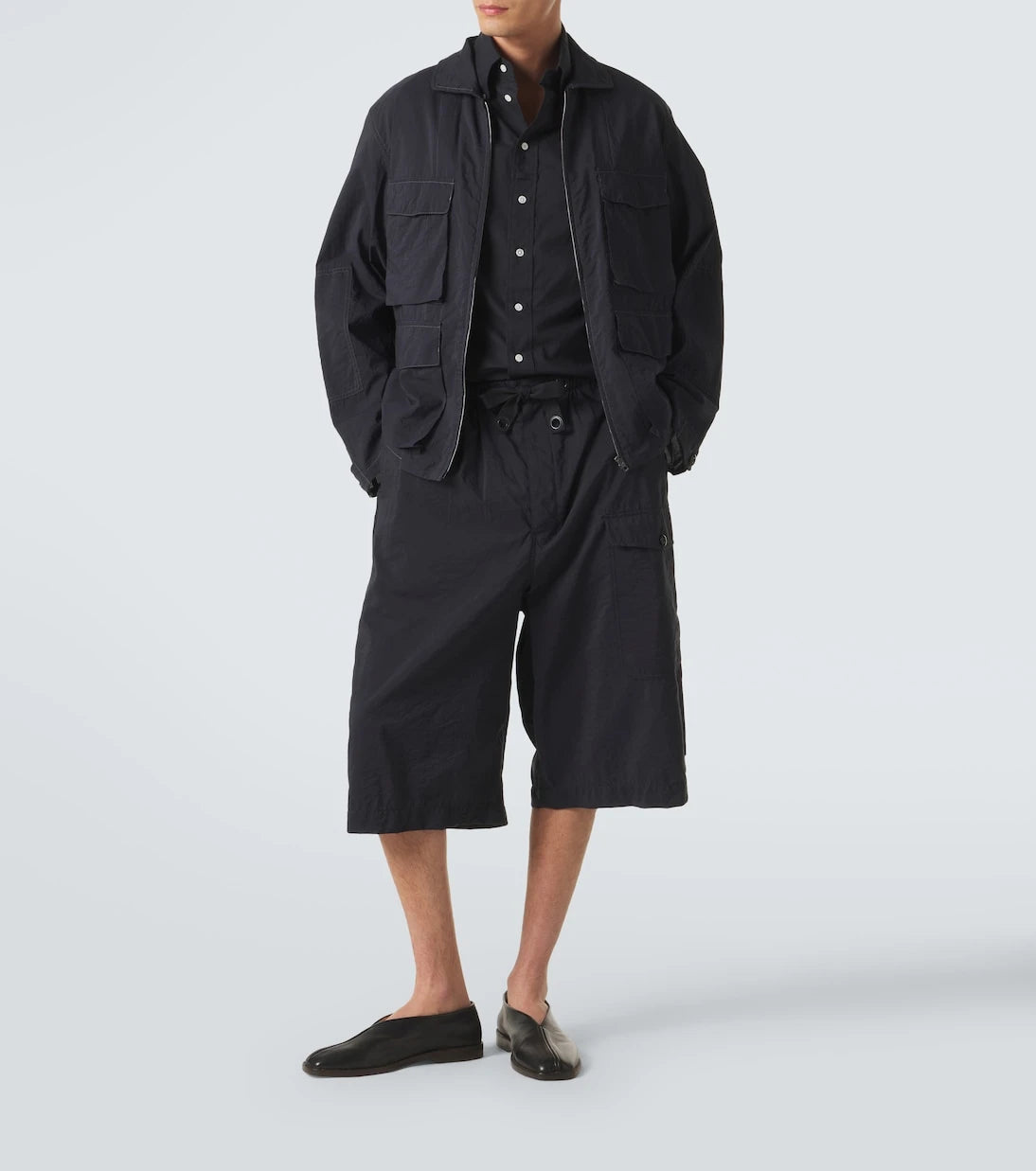 Lemaire - Cotton-blend Bermuda shorts