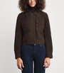 PAIGE Brown Suede Feyd Leather Jacket