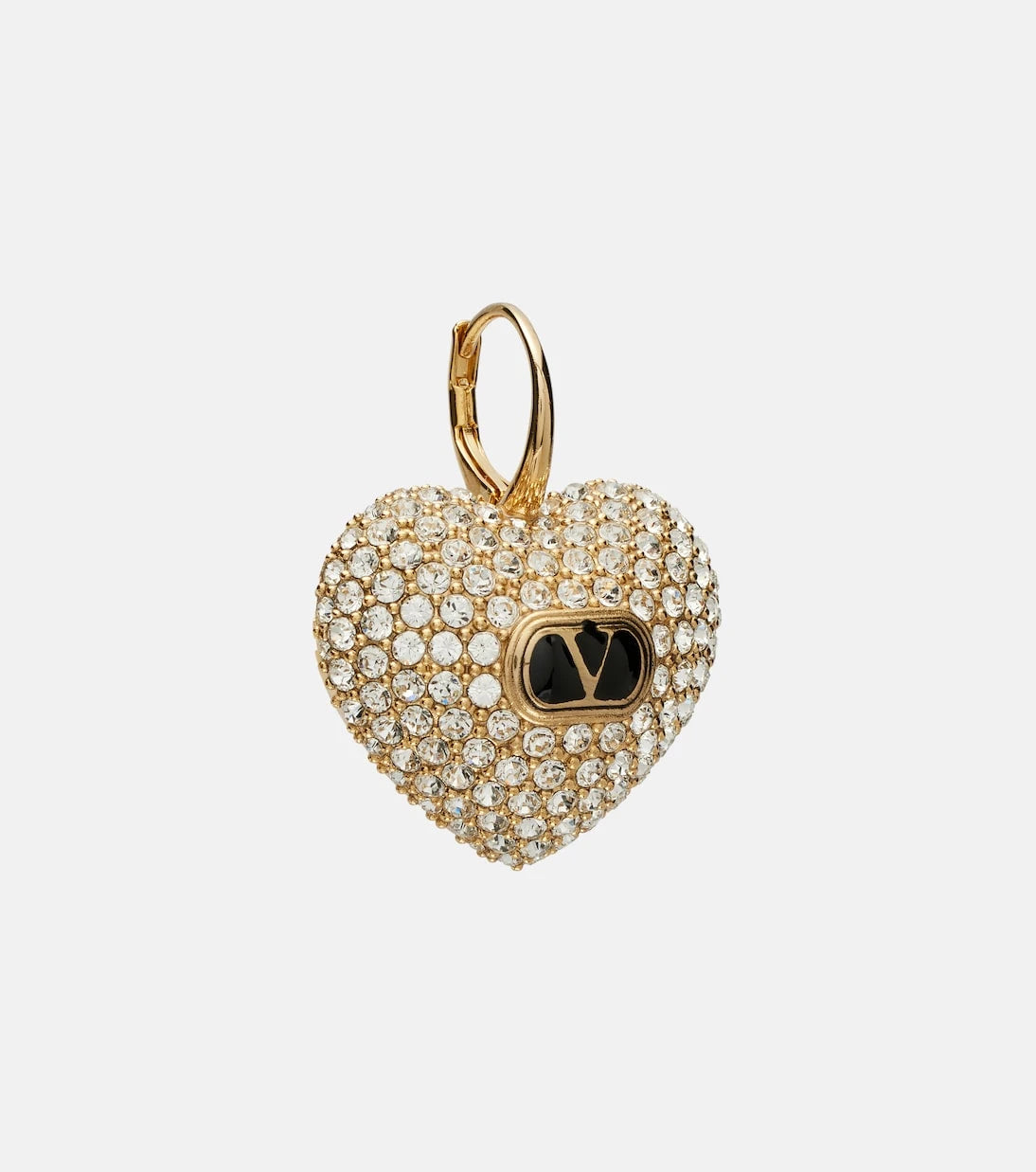 Valentino - Cœur Royale crystal-embellished earrings
